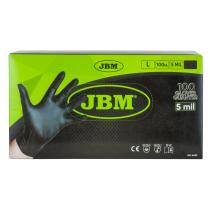 JBM HERRAMIENTAS 54152 - GUANTES NEGROS DESECHABLES