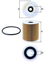 MAHLE FILTROS OX175D - FILTRO DE ACEITE