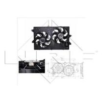NRF SISTEMA TERMICO DEL MOTOR 47334 - ELECTROVENTILADOR COMPLETO CITROEN BERLINGO 1.9D 97-