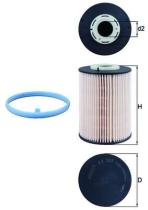 MAHLE FILTROS KX393D - FILTRO DE COMBUSTIBLE