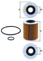 MAHLE FILTROS OX413D1 - FILTRO DE ACEITE
