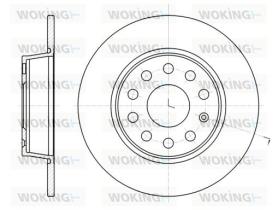 WOKING D6134000 - DISCOS DE FRENO WOKING