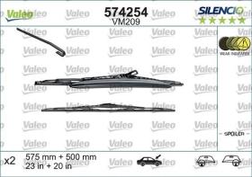 VALEO 574254 - VM209 575-500MM X2 SILENCIO CONVENCIONAL