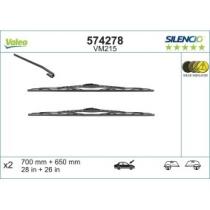 VALEO 574278 - VM215 700-650MM X2 SILENCIO CONVENCIONAL