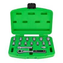 JBM HERRAMIENTAS 50623 - ESTUCHE 17 PIEZAS GO-THROUGH CROMADO