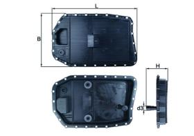 MAHLE FILTROS HX154 - FILTRO HIDRAULICO