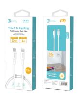 CARGADORES PARA MOVIL CB1203 - CABLE DE CARGA RAPIDA UNI-C A IPHONE 30W 3A