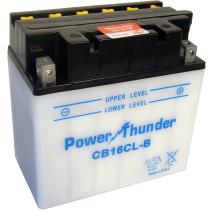 BATERIAS MOTO POWER THUNDER YB16CLB - BATERÍA POWER THUNDER CB16CL-B CONVENCIONAL