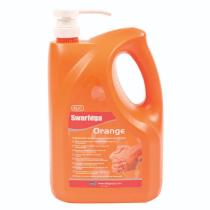 MATERIAL DE LIMPIEZA Y SEGURIDAD 109296 - BIDON 4L SWARFEGA ORANGE CON BOMBA