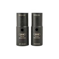 JBM HERRAMIENTAS 54734 - SET 2 VASOS DE IMPACTO 1/2" PARA LLANTAS DE ALUMINIO DE F