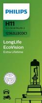LAMPARAS DE COCHE PHILIPS 12362LLECOC1 - H11 LONGLIFE ECOVISION 12V 55W PGJ19-2