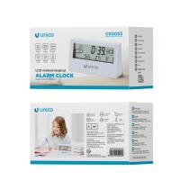 UNICO CK5053 - DESPERTADOR LED METEOROLÓGICO MULTIFUNCIÓN  BLANCO