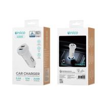 UNICO CC9340 - CARGADOR DE COCHE DUAL USB 2.4A TUV