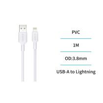UNICO CB2697 - CABLE USB A LIGHTNING 3.4A 1M  BLANCO
